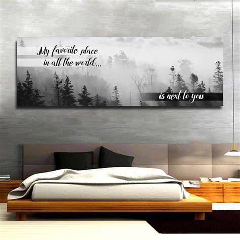 You can make them as big or as small as you want, with whatever materials you have lying around—your room is your canvas! My Favorite Place In All The World Is Next To You Canvas ...