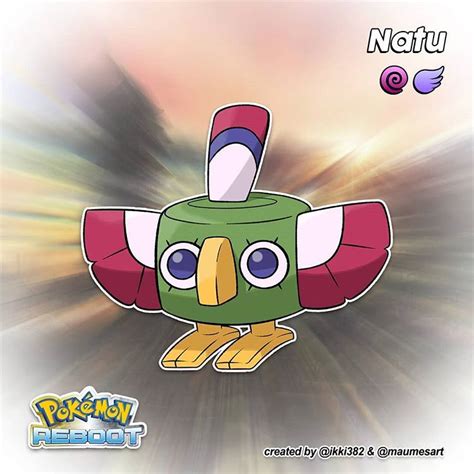 Pok Mon Reboot En Instagram Natu The Tiny Bird Pok Mon Dex Entry It Ll Stand