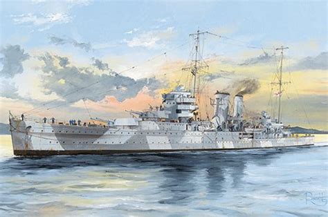 Trumpeter Ship Model 1350 Hms York British Destroyer New Tool Kit
