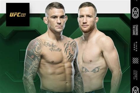 Ufc 291 Dustin Poirier Vs Justin Gaethje Age Height Record Wins