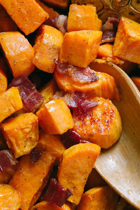 Maple Roasted Sweet Potatoes And Bacon Free Nude Porn Photos