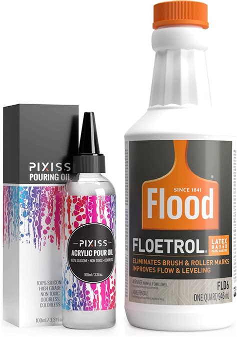 Floetrol Pouring Medium For Acrylic Paint Flood Flotrol Etsy