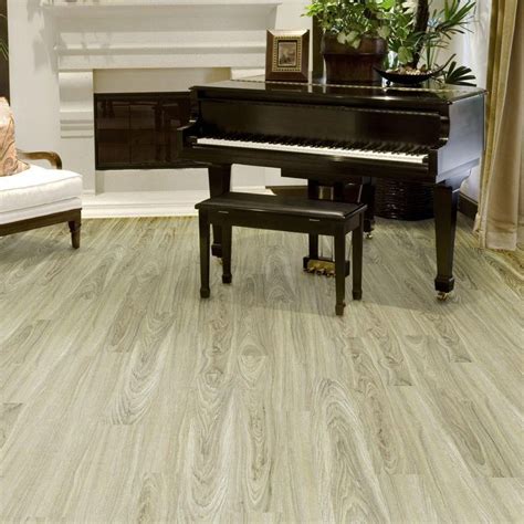 The method that they use for the adhesion is a lapped tongue that is substantial. TrafficMASTER Alpine Elm 6 in. x 36 in. Luxury Vinyl Plank Flooring (24 sq. ft. / case)-63275 in ...
