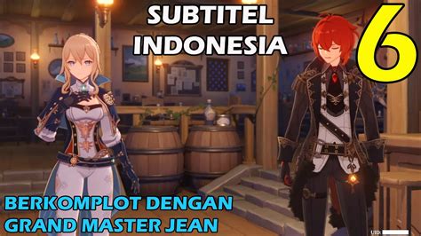 Genshin Impact Gameplay Story Bahasa Indonesia Episode 6 Berkomplot Dengan Grand Master Jean