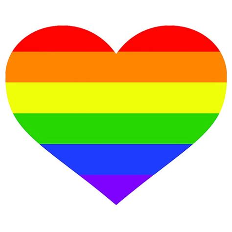 gay rainbow heart shaped flag lgbt pride interest lesbian love etsy