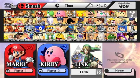 Super Smash Bros Wii U All Characters Style 2 By Connorrentz On
