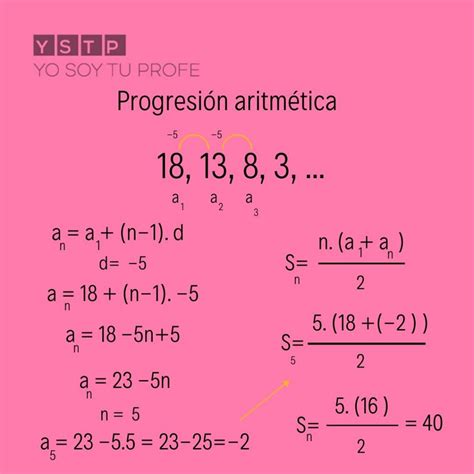 Progresiones Aritméticas Todo Lo Que Necesitas Saber Con Ejercicios