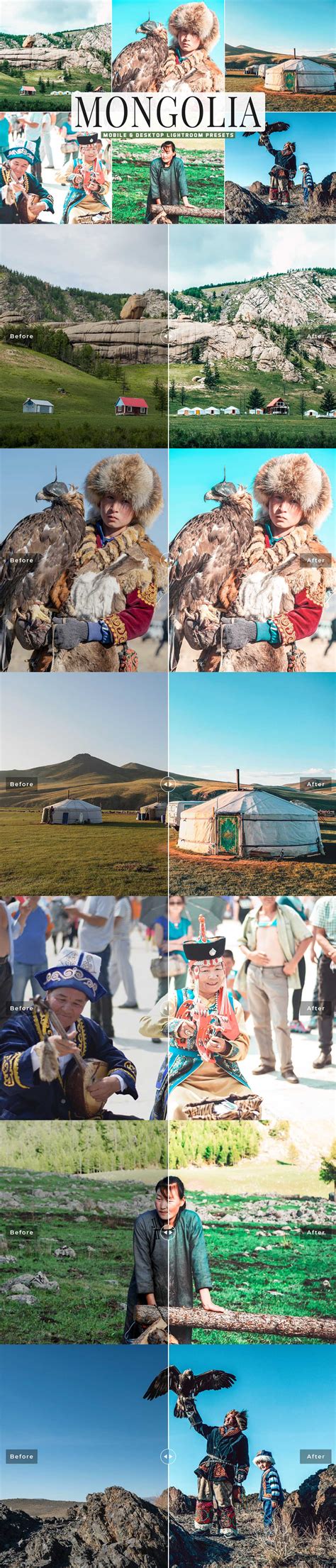 When the preset was created, it was tested on different photos. Free Mongolia Mobile & Desktop Lightroom Presets ...