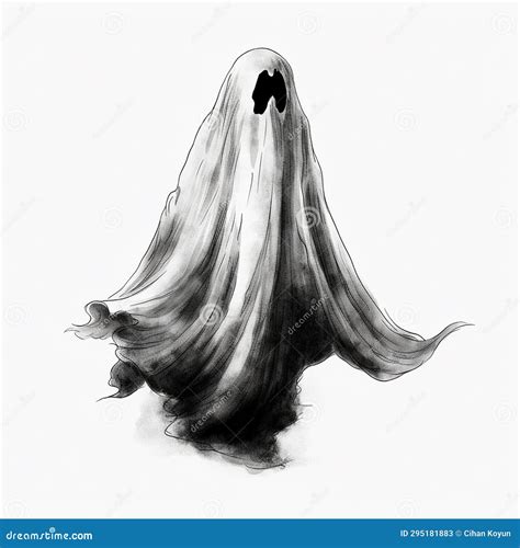 Eerie Horror Ghosts Chilling Presence Stock Illustration - Illustration