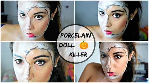 Halloween Makeup Tutorial Porcelain Doll Killer 1 Youtube