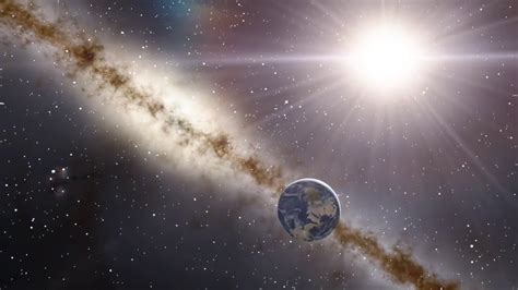 Planeta Terra Sol Galaxias Estrelas Viagem Pelo Universo