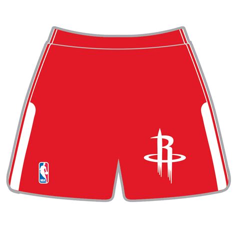 Alleson Adult Nba Houston Rockets Shorts