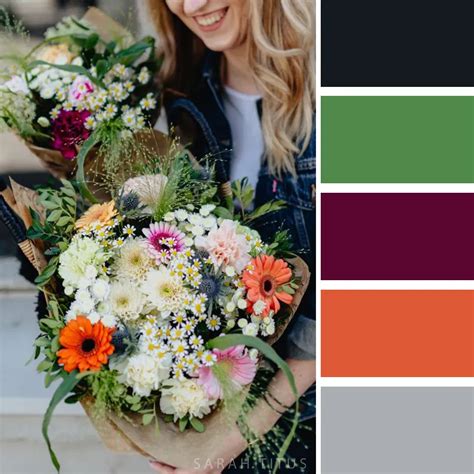 24 Best Flower Inspired Color Palettes Complimentary Color Scheme