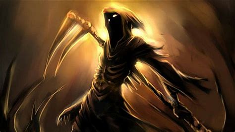 Hd Wallpaper Dark Grim Reaper Sniper Rifle Artwork Weapon Gun