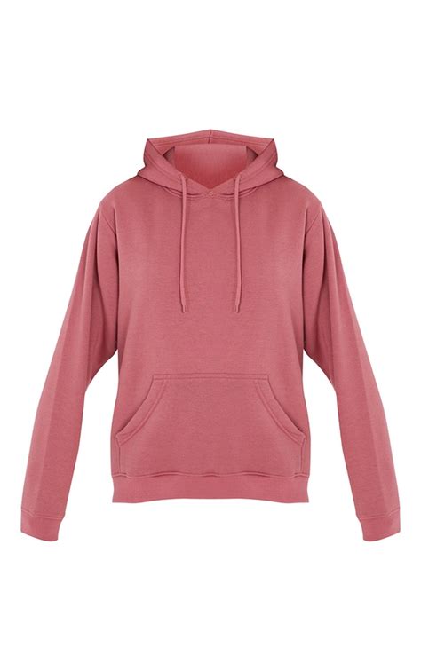 Dusty Pink Ultimate Hoodie Tops Prettylittlething