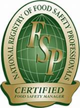 Photos of Florida Food Service Manager Certification