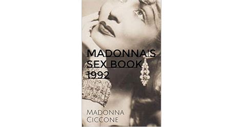 Madonnas Sex Book 1992 By Madonna Ciccone