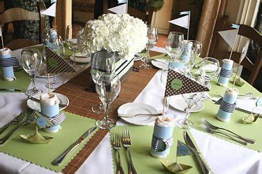 Baby shower table setting decorations ideas. It's My Party: Nautical Baby Shower - All Things For All ...