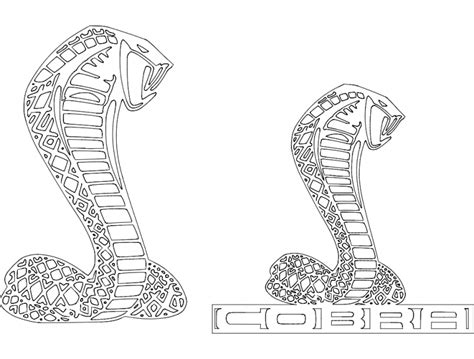 cobra logo dxf file   axisco