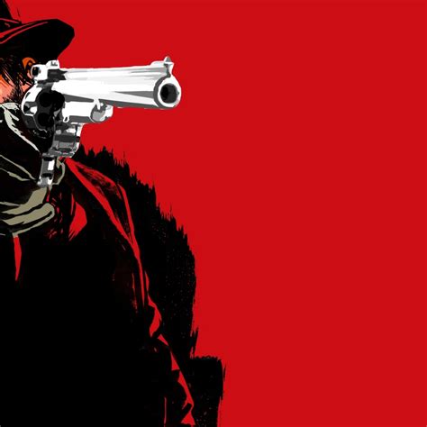 1080x1080 Red Dead Redemption Game Pistol Cowboy 1080x1080 Resolution