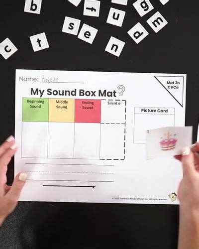 Sound Box Mats Phoneme Isolation Mat Mat Set 2 Cvce Words By