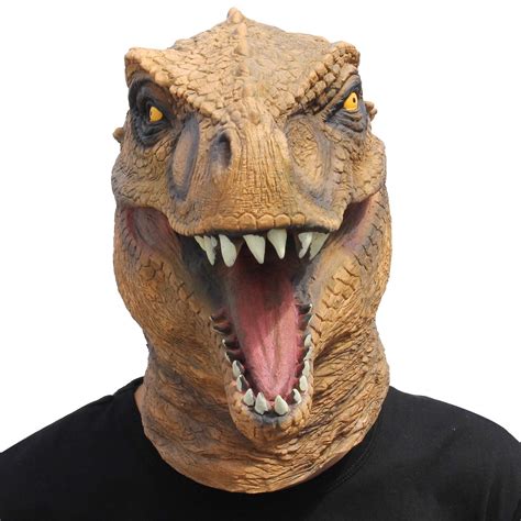 Buy Creepyparty Dinosaur T Rex Head Latex Realistic Animal Full Head