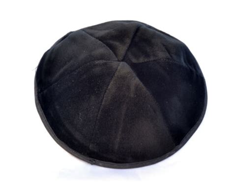 New Jewish Kippah Yarmulke Kippa Israel Black Velvet Synagogue Zise D 20cm78 Ebay