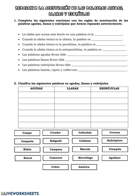 The Spanish Language Worksheet For Babes