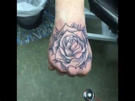 In addition to the fact that it is one of the most huge responsibilities to settle on obviously, you can get superstar roused tattoo put here, yet on the off chance that the rose hand is the most noteworthy image to you, at that point a rose it is. Rose tattoo hand - YouTube