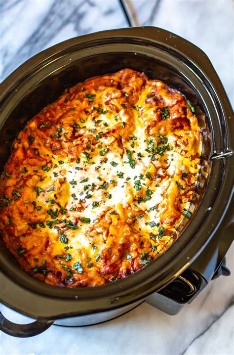 Easiest Ever Crockpot Lasagna Recipe The Girl On Bloor