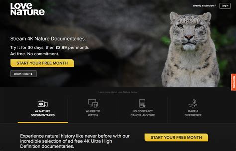 Love Nature Wwf Strike 4k Content Deal Digital Tv Europe