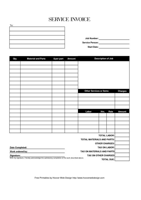 Simple Invoice Template Invoice Example Free Blank Invoice Templates