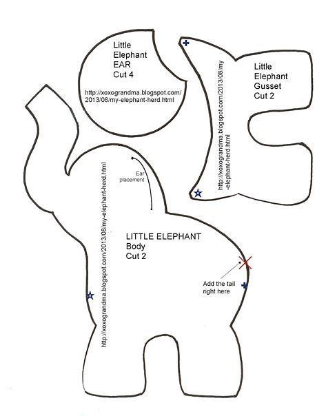 25 Schnittmuster Elefant Pdf Lorinadarrah