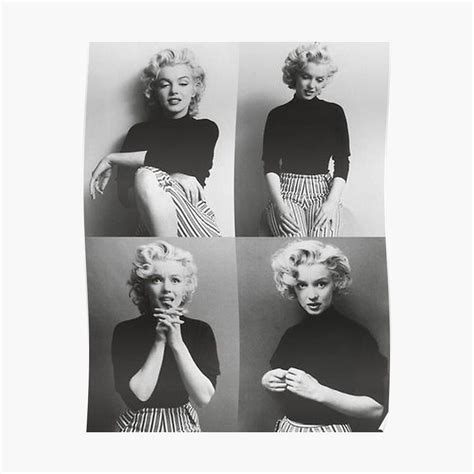 Marilyn Monroe Collage Poster By ByLeyn Canvas Print Collage Canvas Prints Collage Poster