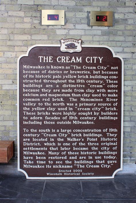 Wisconsin Historical Markers Marker 476 The Cream City