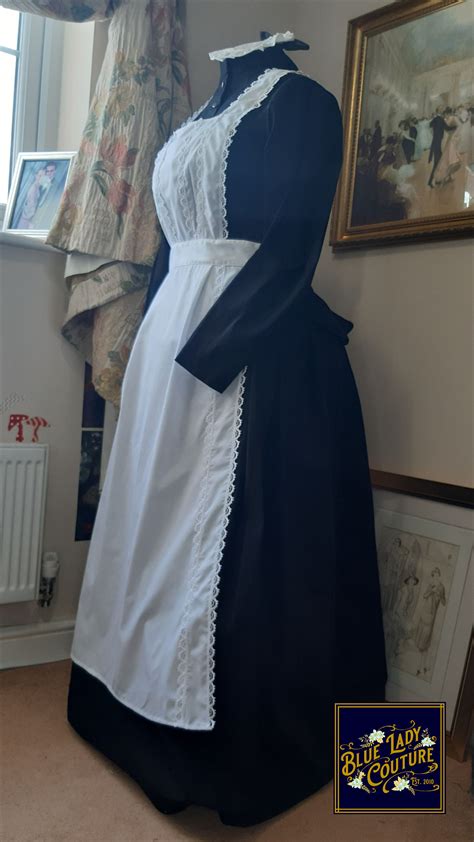 Parlour Maid Outfit Victorian Bustle Dress Maid Outfit Maid Dress Victorian Costume