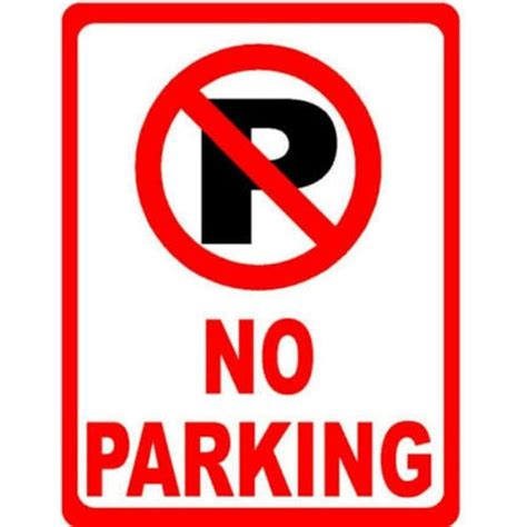 No motorcycle or no parking sign,prohibit sign. Square Vinyl No Parking Sign Board, Rs 200 /square feet ...