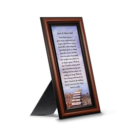 Memorial Picture Frames Sympathy T Condolence Card Photo Frames