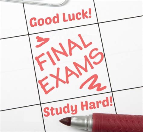 Good Luck To Our Students Taking Final Exams This Week Study Hard And