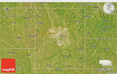 Satellite 3d Map Of Lancaster County