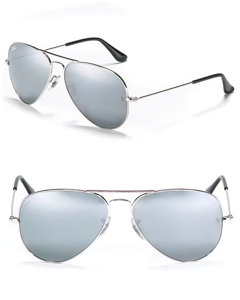 Ray Ban Classic Mirrored Aviator Sunglasses 58mm Jewelry And Accessories