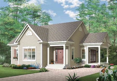 Affordable One Bedroom House Plan 21497dr