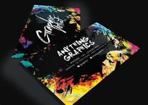 11 Artist Business Card Examples To Inspire