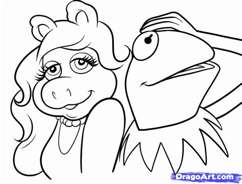 Valentine coloring pages page of a heart flowers and hearts dinosaur free disney stitch din. Miss Piggy Coloring Pages - Coloring Home