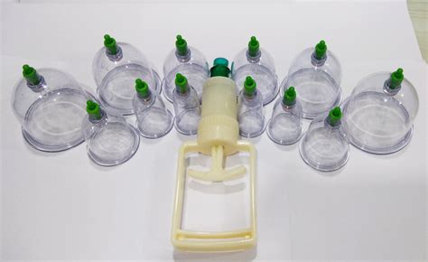 Vacuum Cupping Hijama Cupping Set With Vacuum Pump Number Of Cups 12 Cups Size 1 To 6 At Rs