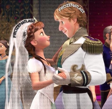 Anna And Kristoff Wedding Frozen Film Modern Disney Disney Images