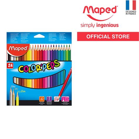 Maped Colorpeps Star Color Pencil 24 Colors 832064 Shopee Philippines