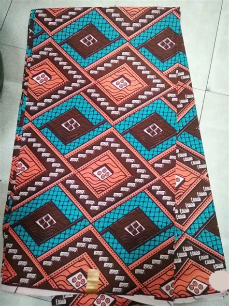 Buy New African Tribal Kente Cloth Print Fabricmulti