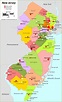 New Jersey State Map | USA | Maps of New Jersey (NJ)