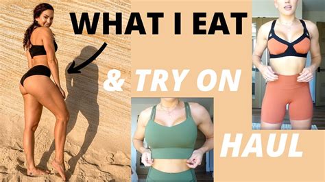 What I Eat Full Body Workout Try On Haul Youtube